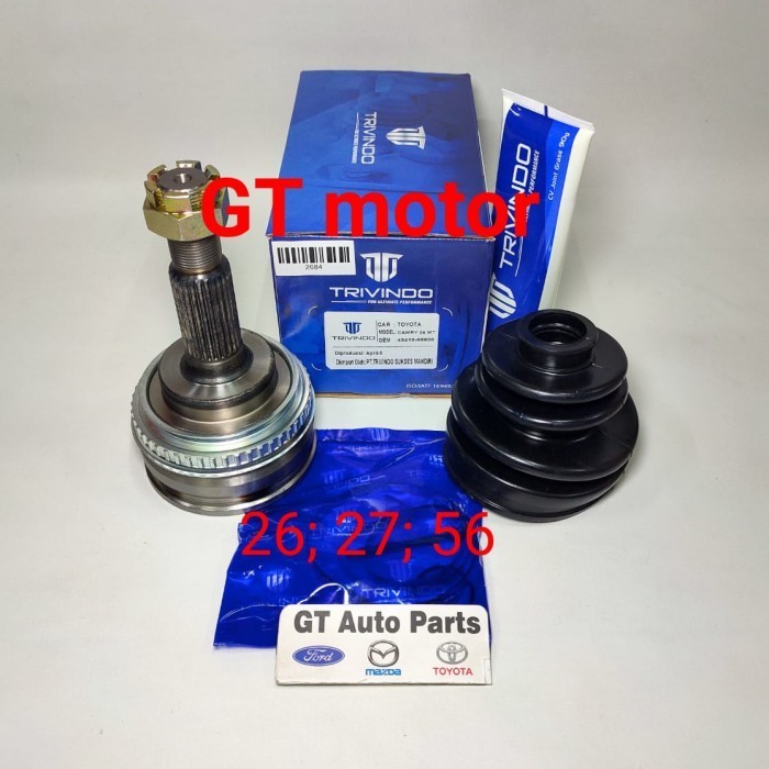 CV Joint Outter, As Roda Luar Camry 2.2 2.2cc 1997-2001 A26 F27 O56