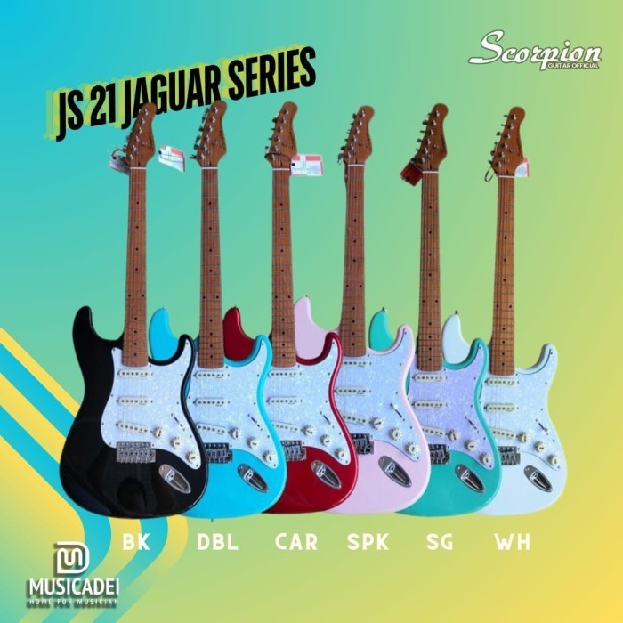 Gitar Elektrik Jaguar Series Scorpion JS 21 / JS-21 / JS21