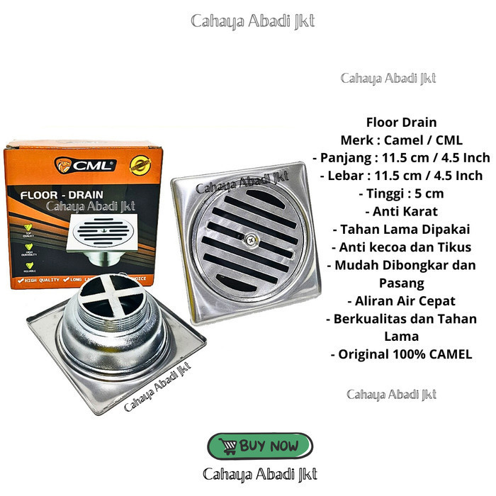 Saringan Got Kamar Mandi Camel / Floor Drain / Floordrain CML
