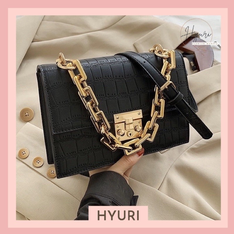 Hyuri Fashion tas kecil wanita - tas kondangan - tas pesta - tas unik bkk803