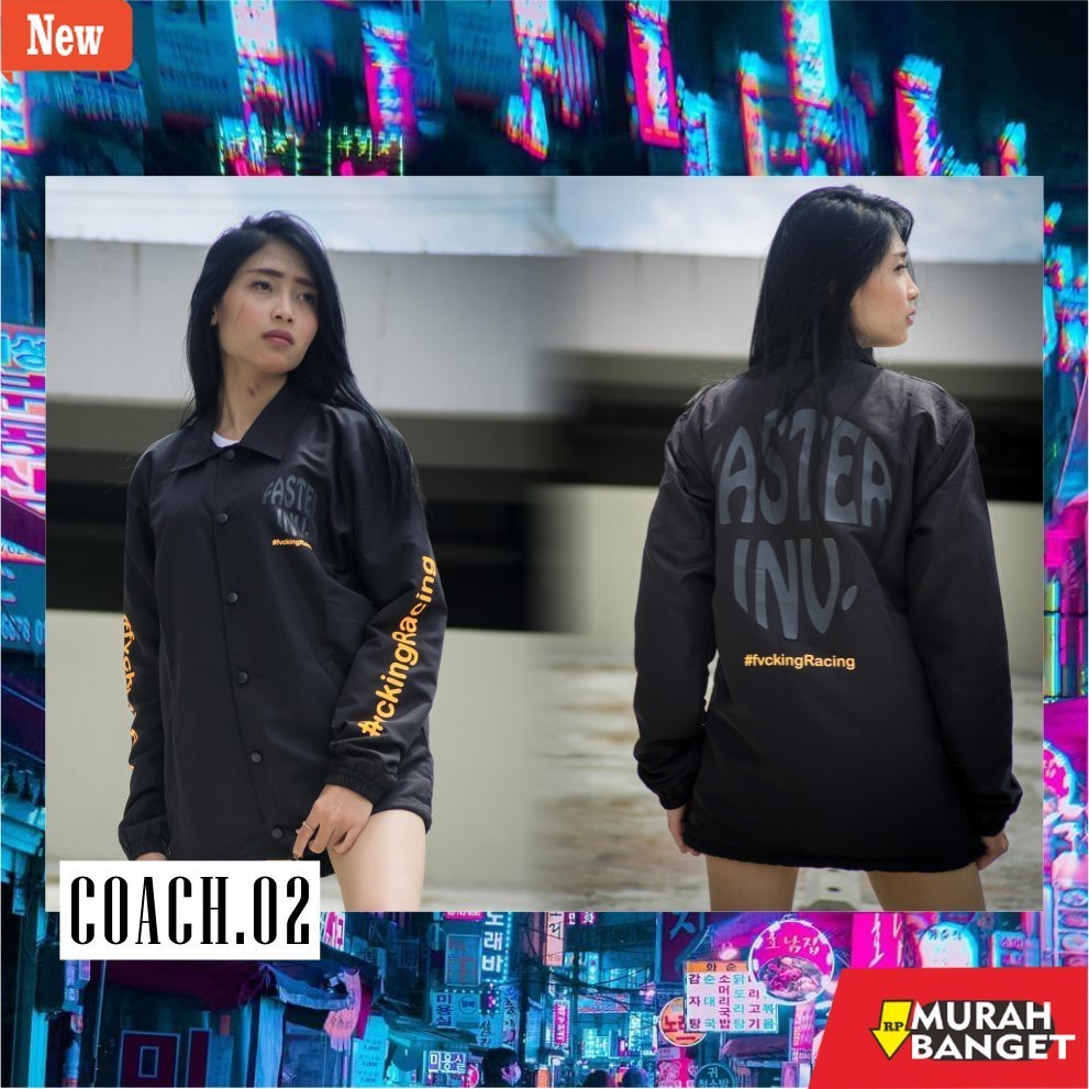jaket bomber pria original Jaket coach faster invader 02