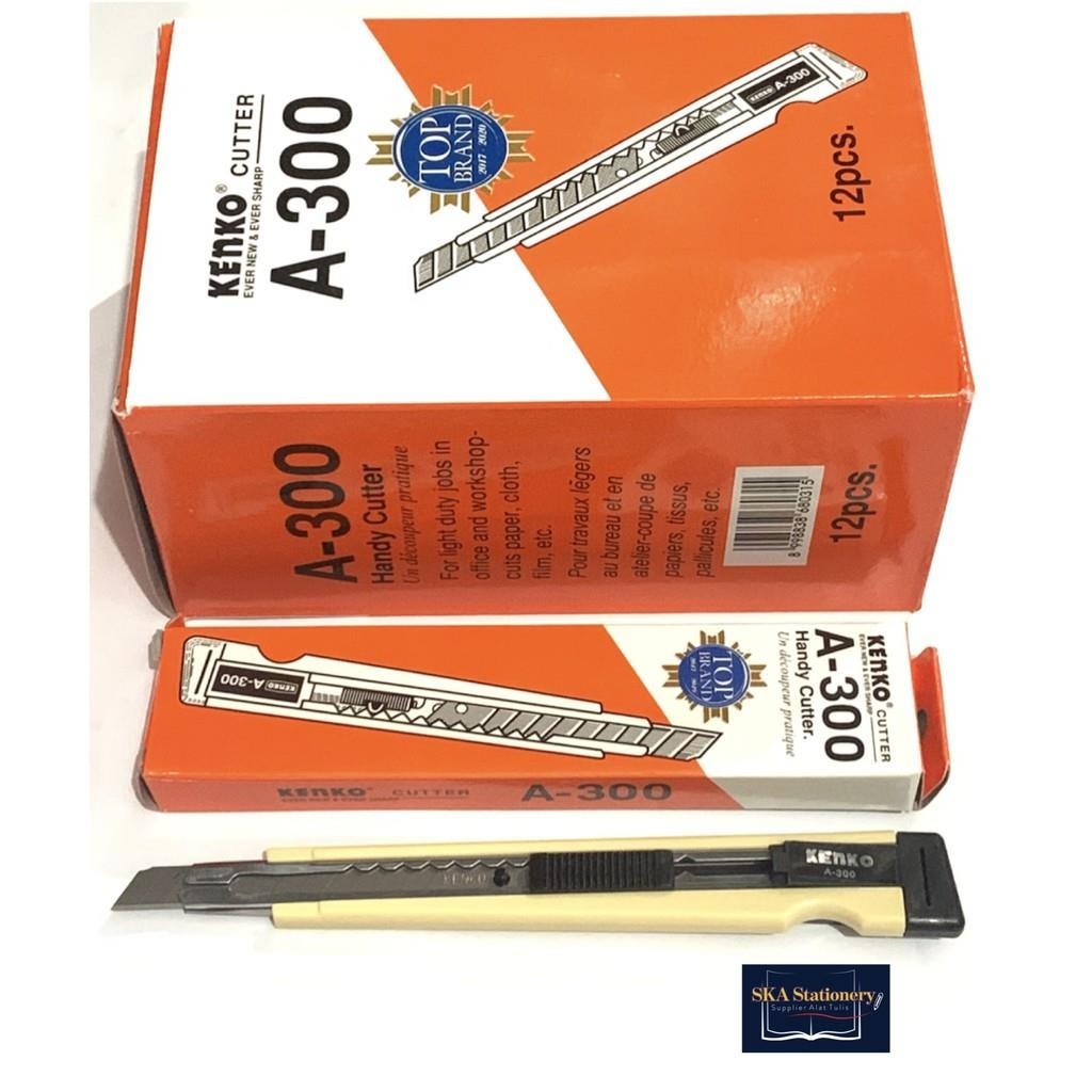 

Cutter/Pemotong Kertas/Pisau Cutter Kecil Kenko A 300 ORI (Pcs)