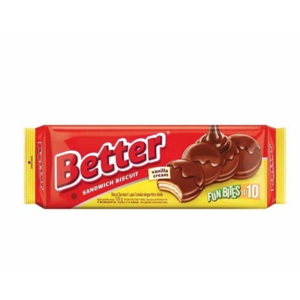 

K MURAH - Biskuit Better Fun Bites 100 gram isi 10