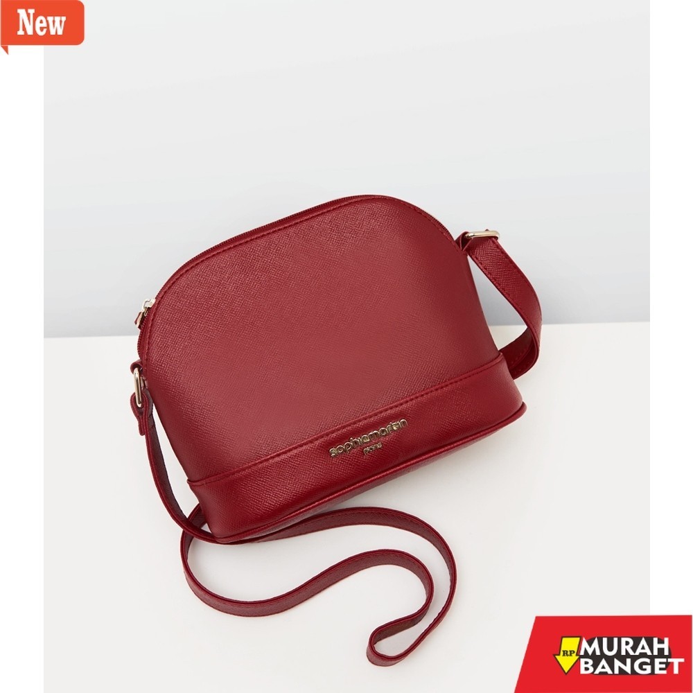 tas selempang wanita shopee haul TAS OLVIA RED BLACK SOPHIE MARTIN PARIS PROMO TAS SELEMPANG HITAM W