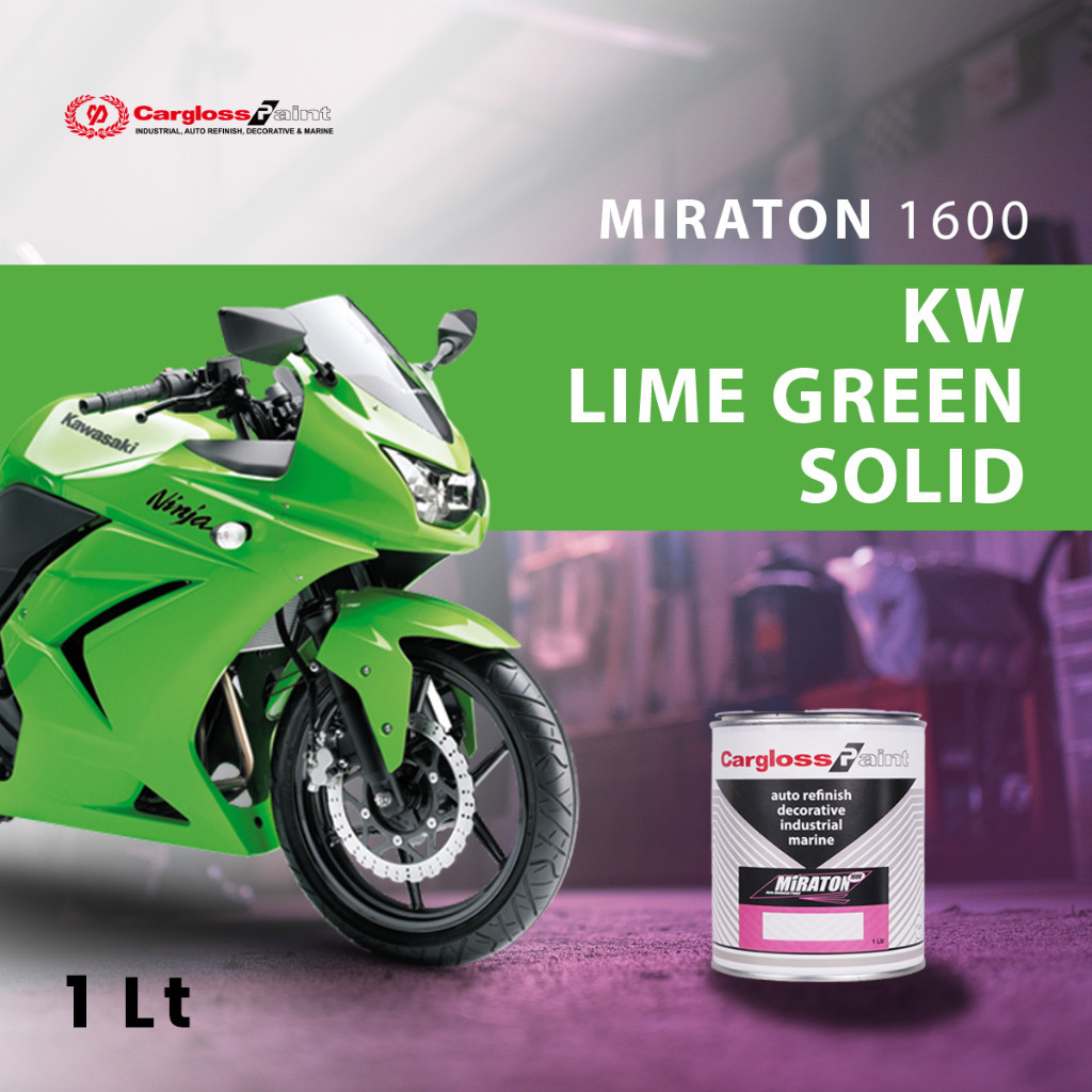 cat cargloss miraton new lime green original kawasaki