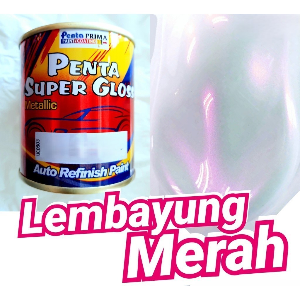 

cat penta super gloss pearl red / lembayung merah 00008