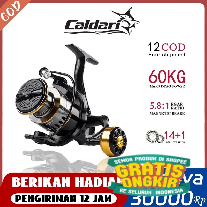 ️Indonesia Spot️ reel pancing casting spining Reel Pancing Power Handle real pancing power handle re