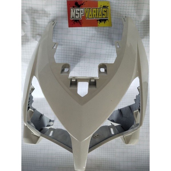 original 64301 KVB 930PFW Cover FR. COVER lampu. Panel Besar Honda Vario Karbu old lama Putih