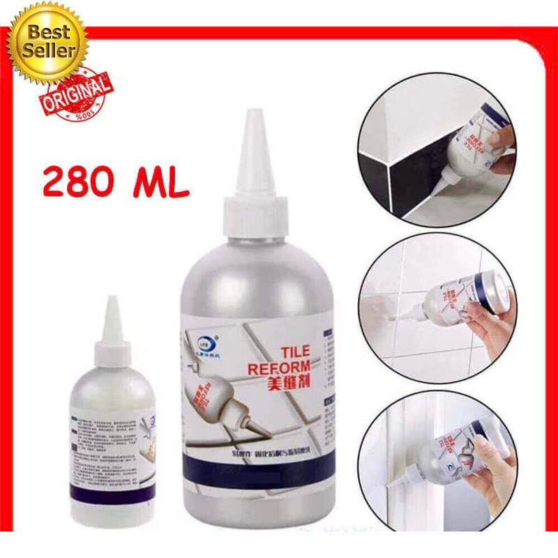 

TILE REFORM coating waterproof pengisi celah nat keramik anti air anti jamur 280ml / Tile Reform Waterproof Pengisi Celah Nat Keramik SH P11