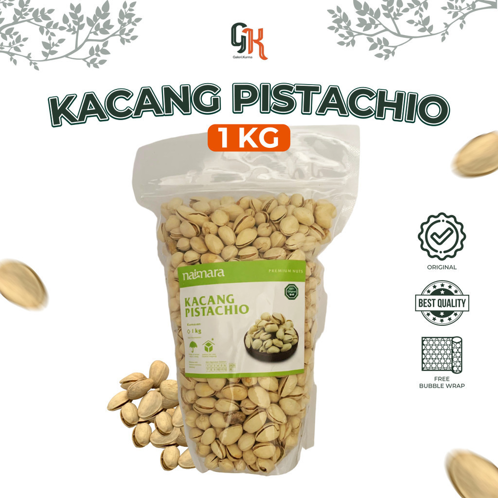 

KACANG PISTACHIO 1kg / KACANG FUSTUK / Kacang Pistachio Arab Fustuk Murah / Kacang Oleh-Oleh Haji