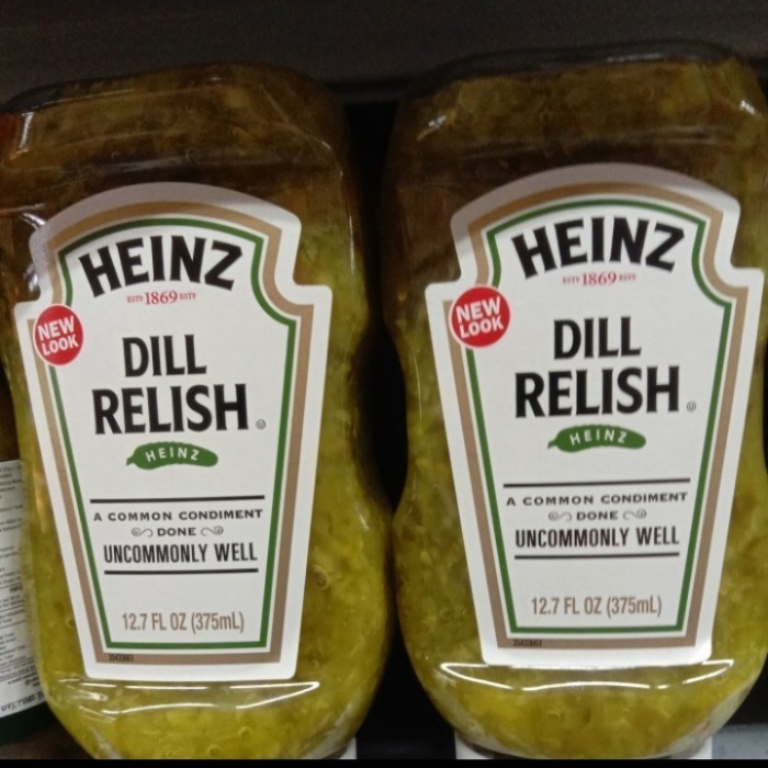 

Heinz dill relish dressing 375ml pickle