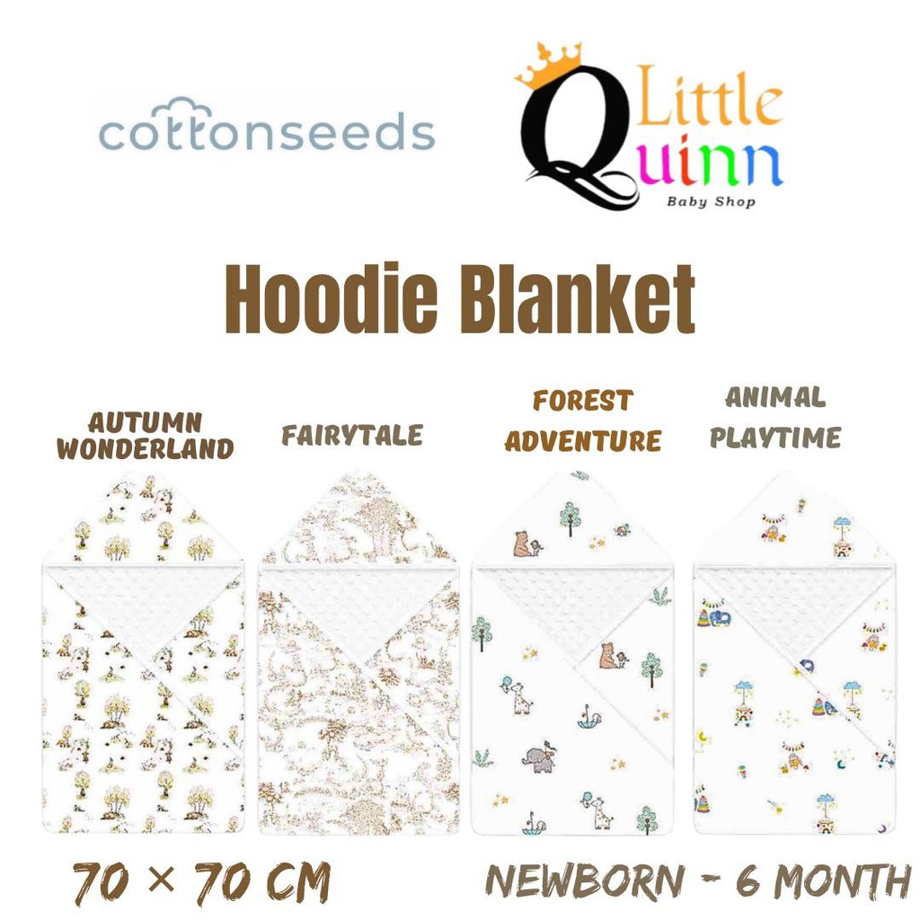Cottonseeds Hoodie Blanket