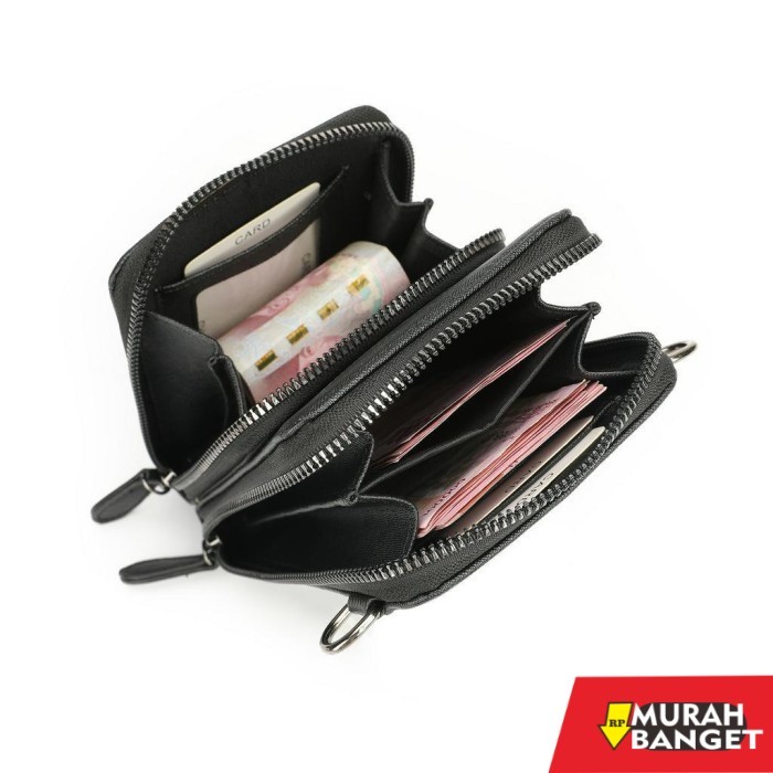 tas selempang pria kekinian HONYAN MAN Tas Selempang HP Pria Kulit PU Premium Terbaru Asli Original 