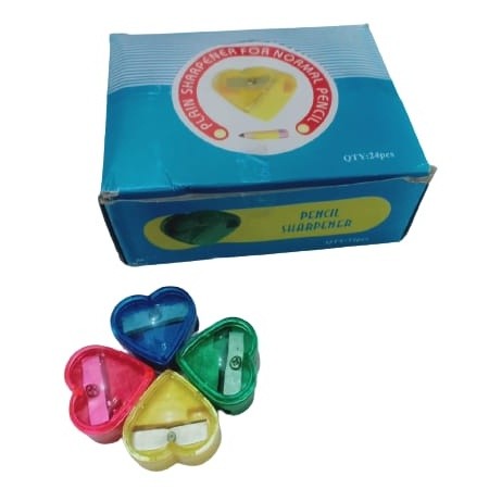 

NAT - SERUTAN PENSIL LOVE / SERUTAN PENSIL KECIL / SERUTAN LOVE ISI 24 PCS