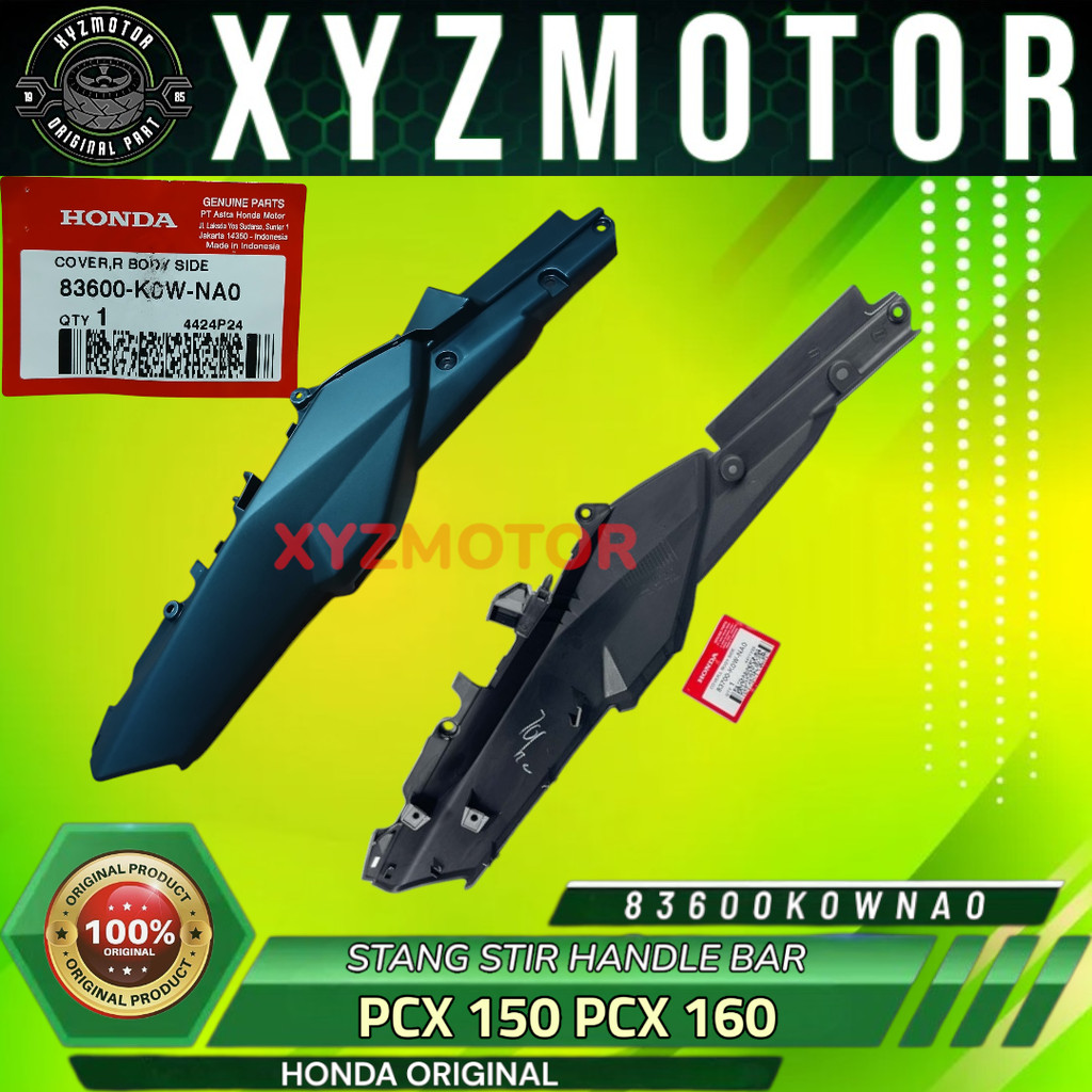 COVER BODY KASAR BELAKANG KANAN KIRI ADV 160 HONDA 83600-K0W-NA0 83700-K0W-NA0 ORIGINAL