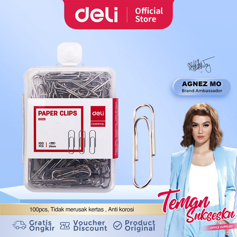 

SBW Deli E0025 Office Consumable/Paper Klip Paper Clips 29mm
