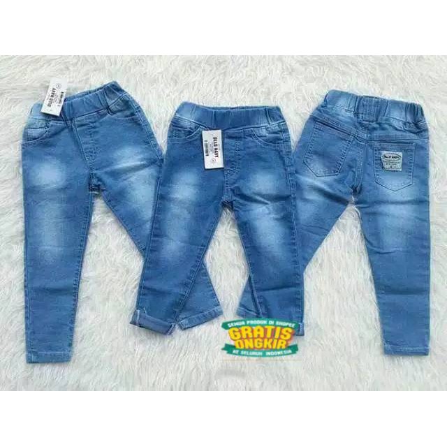 Celana Jeans  Anak Skiny Strech size 246&141618 usia 2 3 4 5 67 8 9 Tahun/ sage hijau tosca