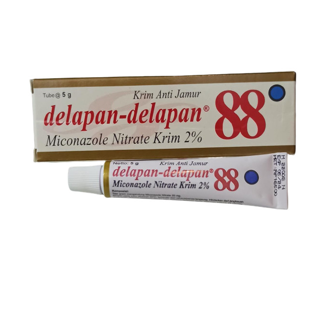 KRIM ANTI JAMUR DELAPAN - DELAPAN 88 10 GRAM SALEP 88 SALEP JAMUR 88 - Pharma Mart