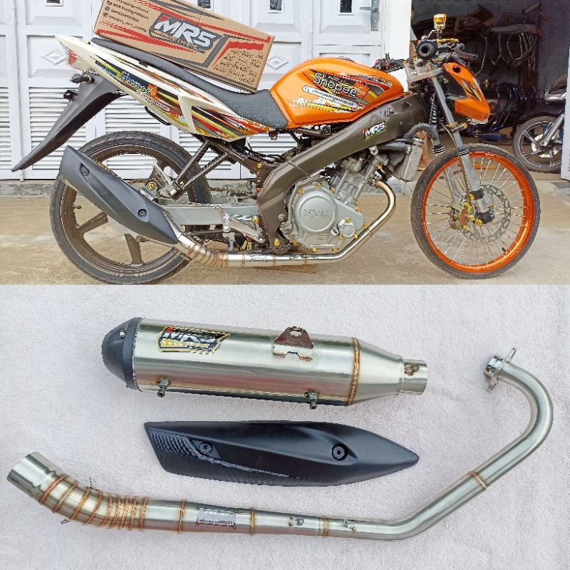 Knalpot Rob1 Rob 1 Vixion OLD NEW MX King R15 V3 Satria Fu Sonic CB150 GL MP Tiger Scorpio Original 