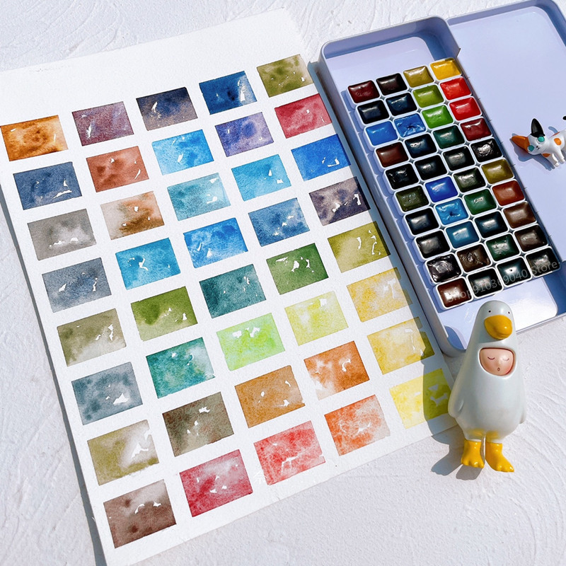 

German Schmink Tundra/forest Series Watercolor Paint 0.5ml/1ml Acuarelas Set Layered Color Precipitation Color Art Supplies