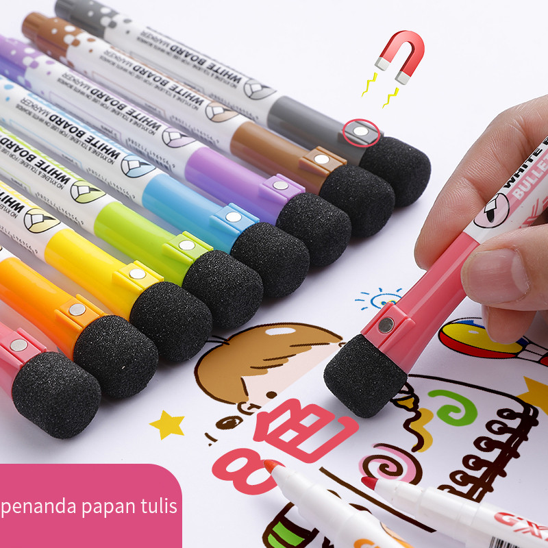 

Wipe Clean Marker| Spidol Magnet Whiteboard Marker -Hibio Present
