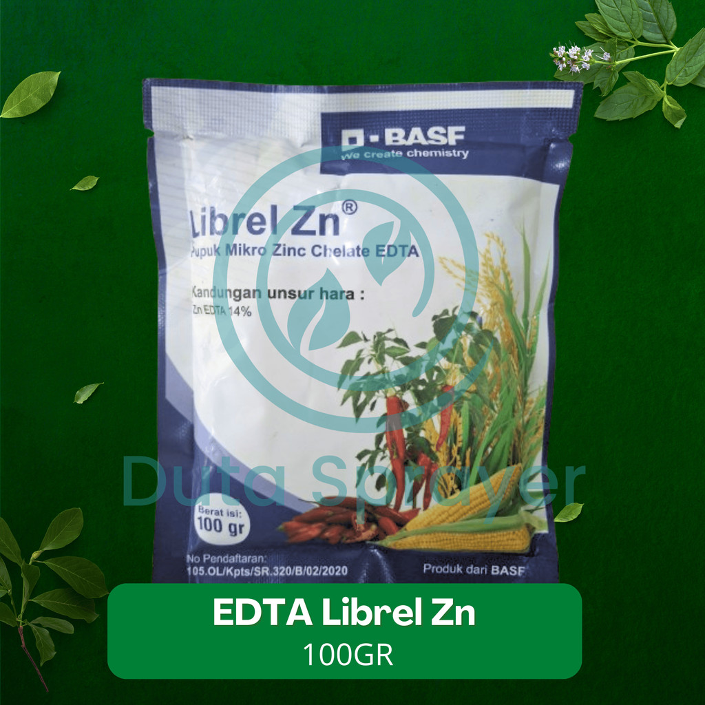 Pupuk Mikro Zinc Librel Zn EDTA 100gr