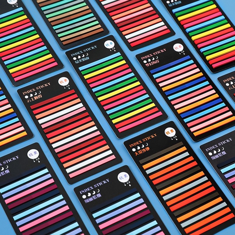 

300lembar Warna Warni Label Sangat Tipis Sticky Notes Mahasiswa