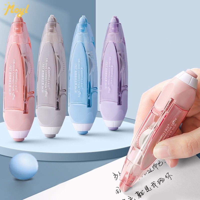 

Kreatif Morandi Color Retractable Correction Tape Selotip Koreksi