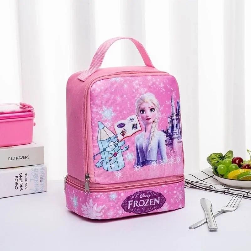

Disney cartoon insulation bag frozen cute lunch box bag barbecue handbag Outdoor bag