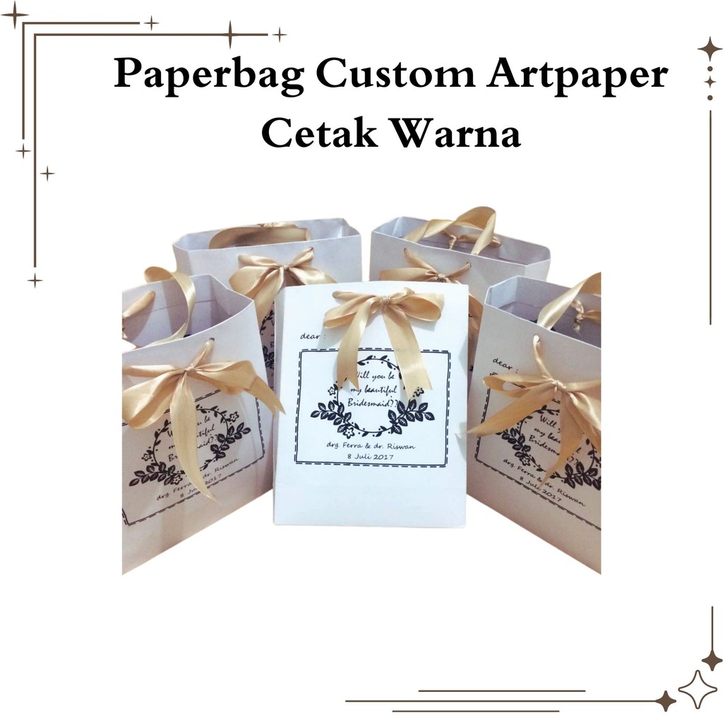 

Paperbag Custom Artpaper Cetak Warna, Paperbag Sablon, Paperbag Murah