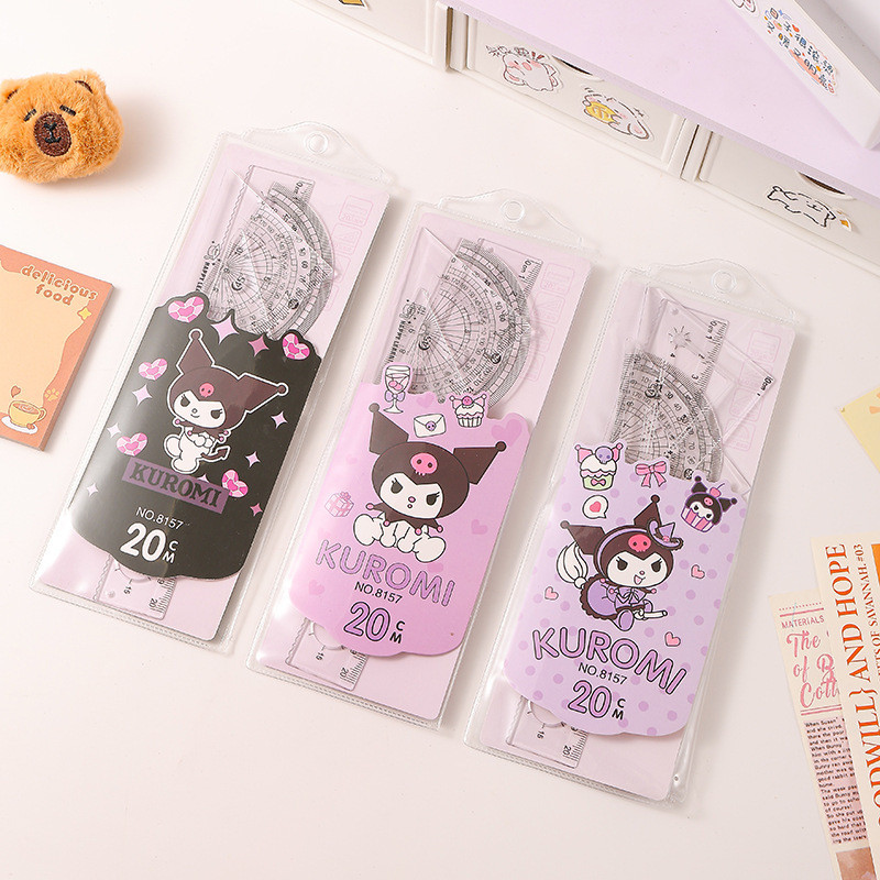 

COD PENGGARIS PLASTIK 1 SET 4 MODEL KARAKTER KARTUN LABUBU, CAPYBARA DAN KAWAII