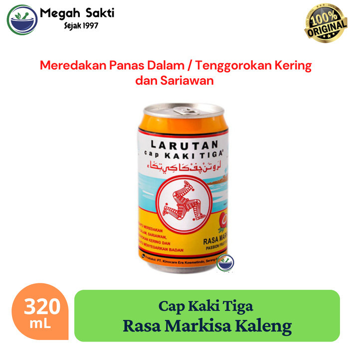 

MGS - Larutan Cap Kaki Tiga Rasa Markisa Kaleng 320 mL | Pereda Panas Dalam