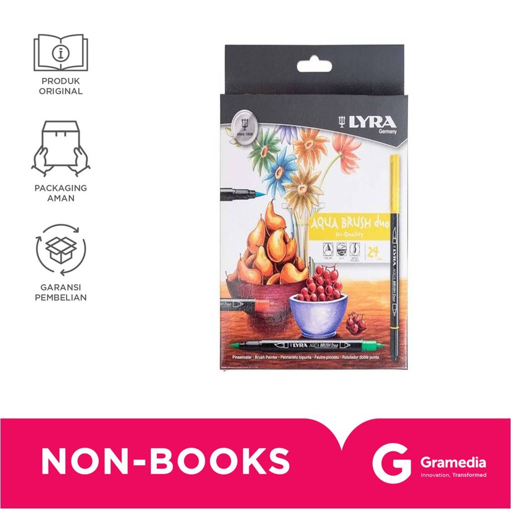 

Lyra-Aqua Brush Set 24 Colours.