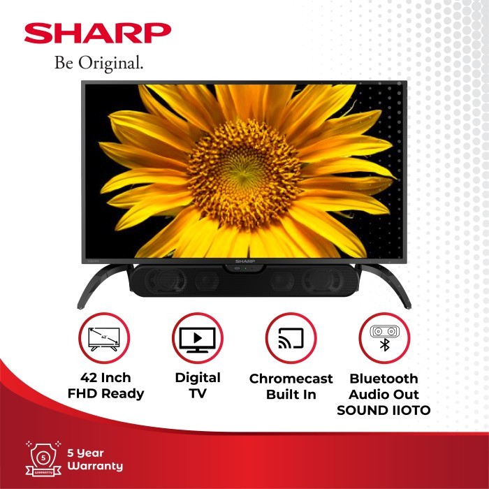 Sharp LED TV Full HD IIOTO 2T-C42DD1i-SB Black 42 Inch