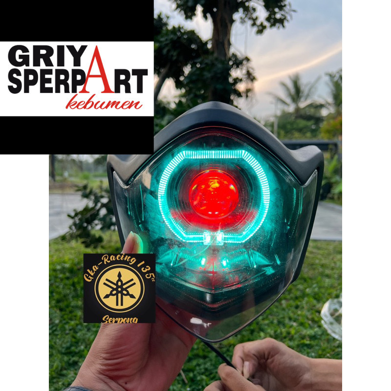 REFLEKTOR LAMPU DEPAN LED VIXION OLD 2010-2012 BILED LED