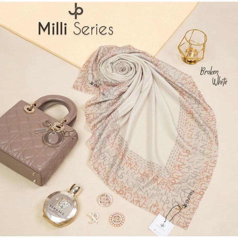 Hijab Journey Motif Terbaru Milli Series By Journey Scarves Motif Versi KW BY HAMARA