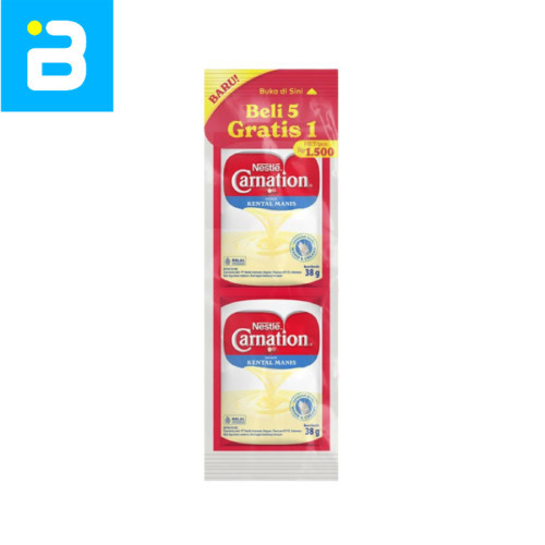 

Carnation Kental Manis Sachet 6x38G