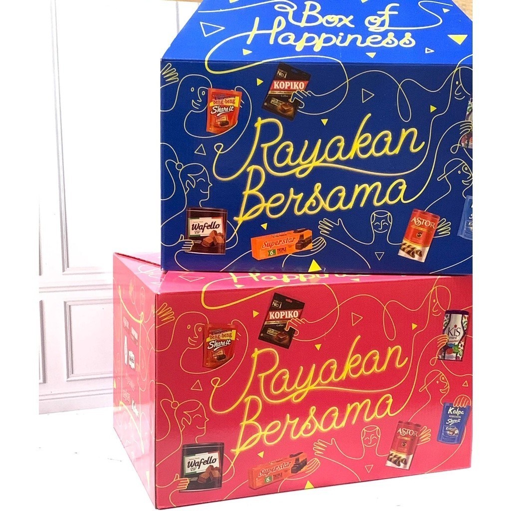 BEST SELLER PAKET LEBARAN MAYORA BOX OF HAPPINESS HAMPERS LEBARAN MAYORA