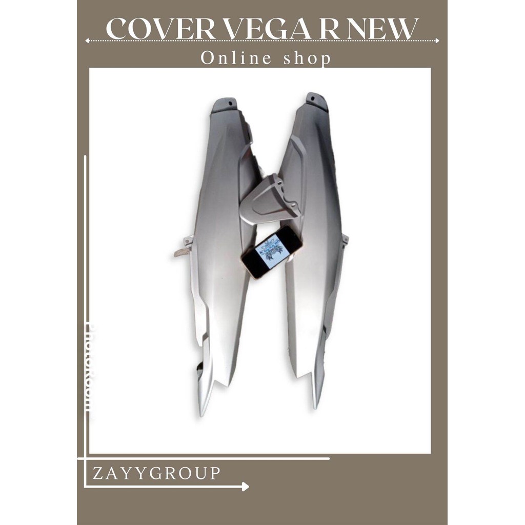 Cover Body Sepasang Yamaha Vega R New Warna Silver