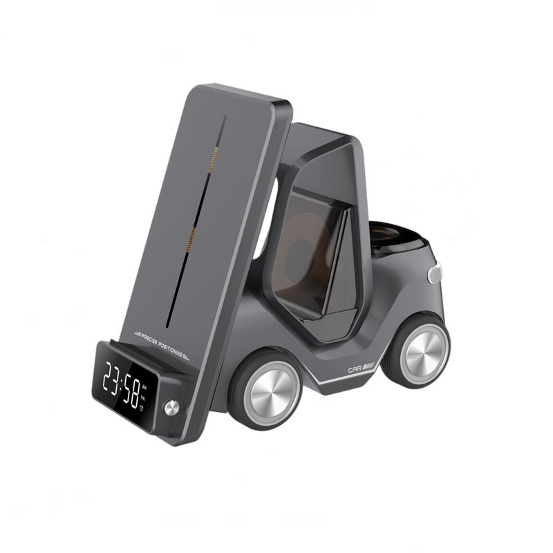 Forklift Design Universal Wireless Charger Station For Smart Watch Car Design Night Light Charging S