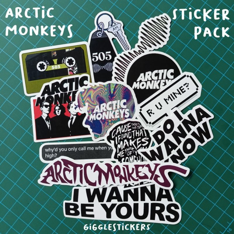 

Sticker Band Arctic Monkeys Edisi Terbatas Vynil Waterproof