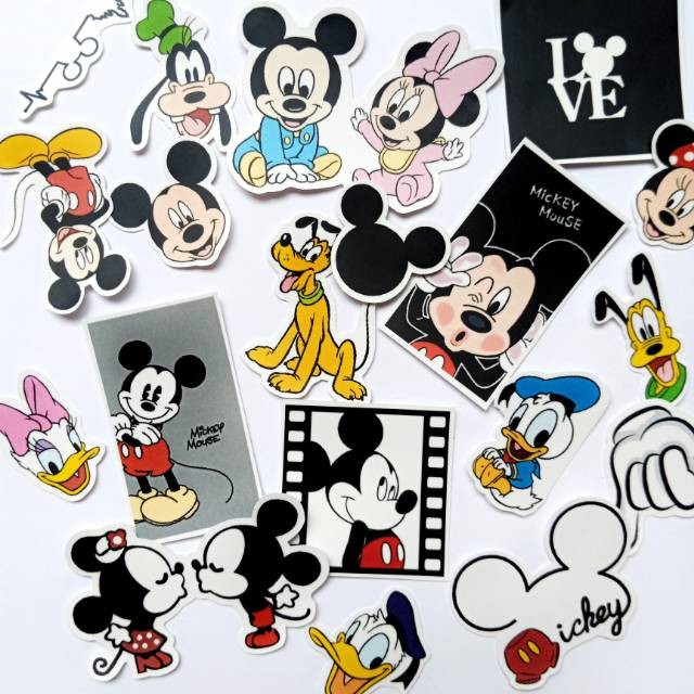 

Stiker Mickey Mouse Sticker Aesthetic Laptop Hp