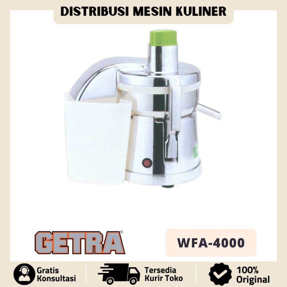 JUICER EXTRACTOR GETRA WF-A4000 MESIN PEMISAH SARI BUAH DENGAN AMPAS WFA 4000
