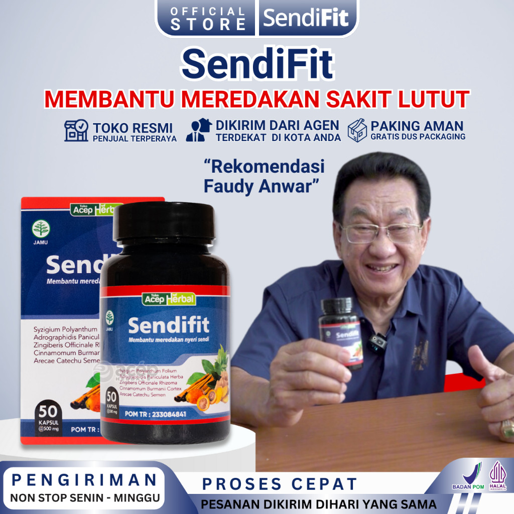 

Sendifit Obat Sakit Lutut Untuk Pelumas Sendi Herbal Original