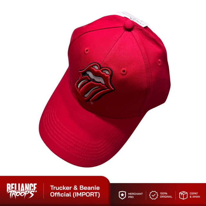 Baseball Cap Official | Rolling Stones - Classic Tongue (Red)