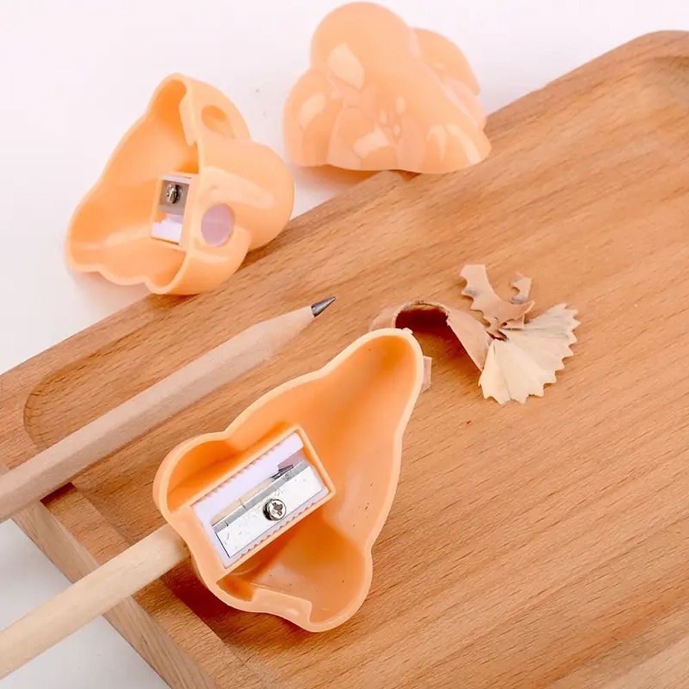 

2PCS Creative Light Weight Double Hole Sharpener Nose Shape Nose Pencil Sharpeners School Supplies Funny Gift Student Stationery