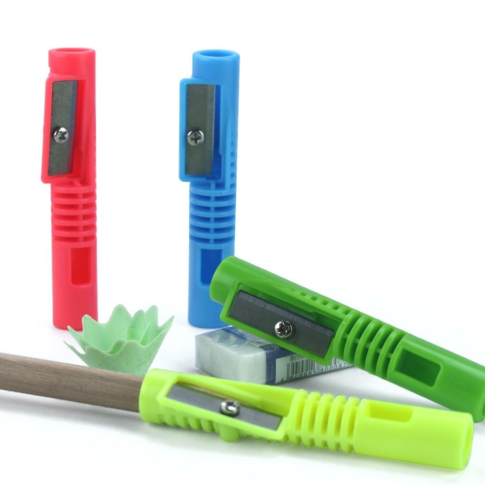 

Single Hole Pencil Sharpener Simple Classical Eyebrow Pencil Sharpener Portable Plastic Makeup Pen Sharpener Learning Tools