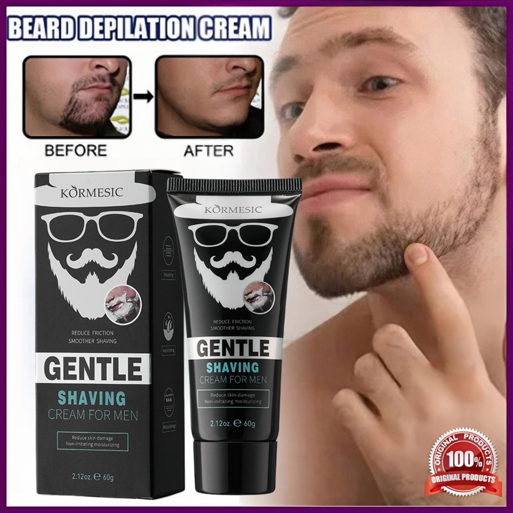 RB Krim Penghilang Bulu pria Permanen Hair Removal Cream Brewok Perontok bulu Cepat Aman Tanpa Efek