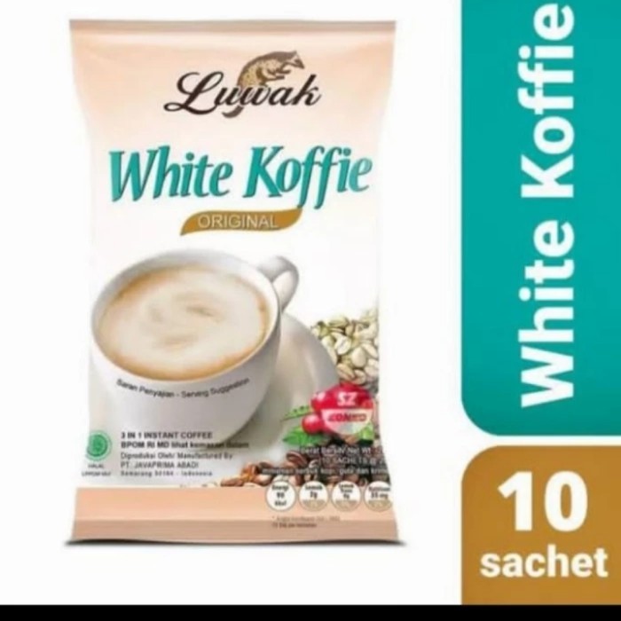 

Luwak white coffee isi 10 sachet