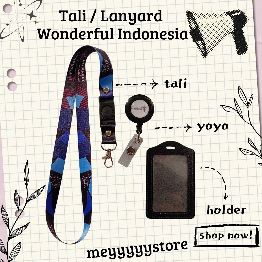 

Tali ID CARD WONDERFUL INDONESIA / Lanyard WONDERFUL INDONESIA READY [STOCK MELIMPAH] Termurahhh Harga Grosir!